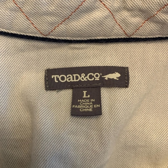 Toad&Co wend LS shirt Long Sleeve Mens Button down Shirt Size mens large - Picture 8 of 9